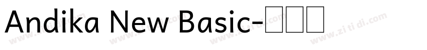 Andika New Basic字体转换